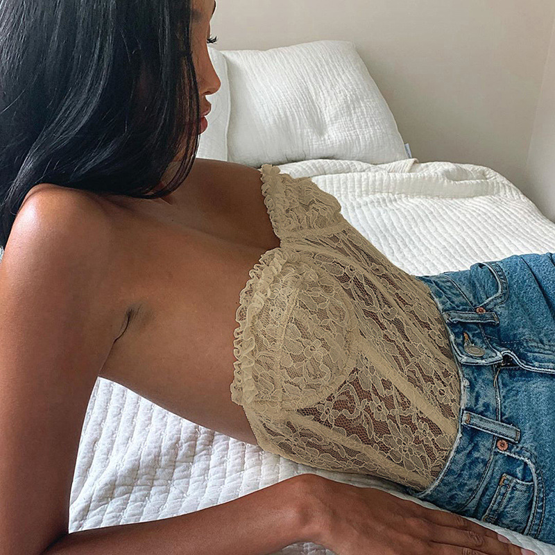 Slim bottoming tube top vest