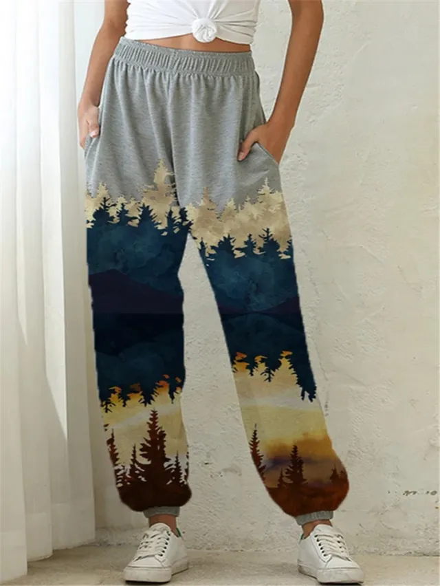 Women's printed wood bloomers Grey - Shop at LoveMi