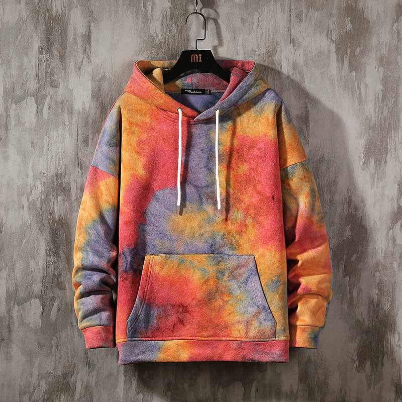 Men's long-sleeved hooded sweater