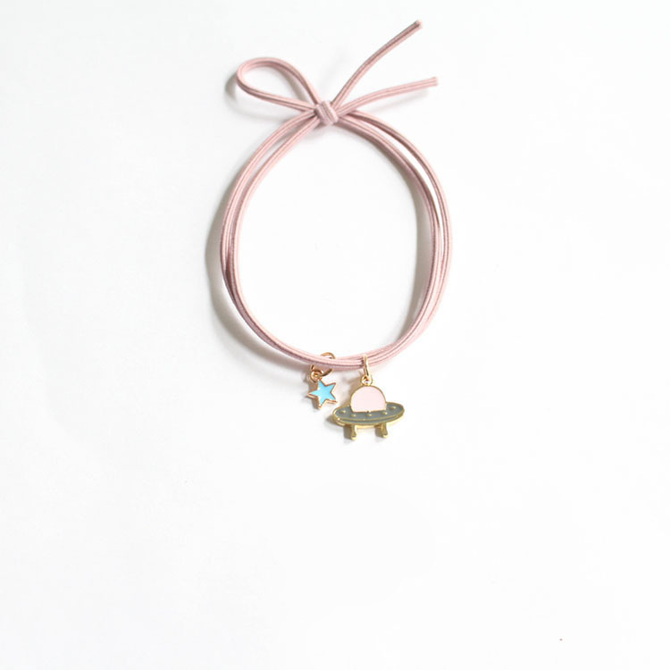 Small Japanese sweet Korean cute hair accessories Pink Planet - Shop at LoveMi