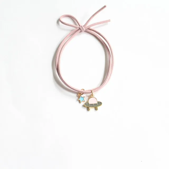 Small Japanese sweet Korean cute hair accessories Pink Planet - Shop at LoveMi