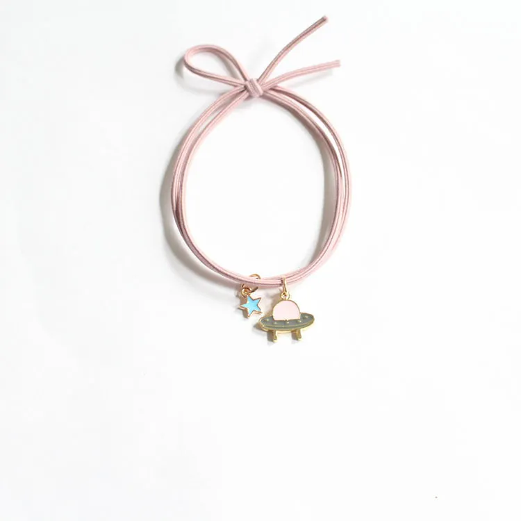 Small Japanese sweet Korean cute hair accessories - Pink Planet