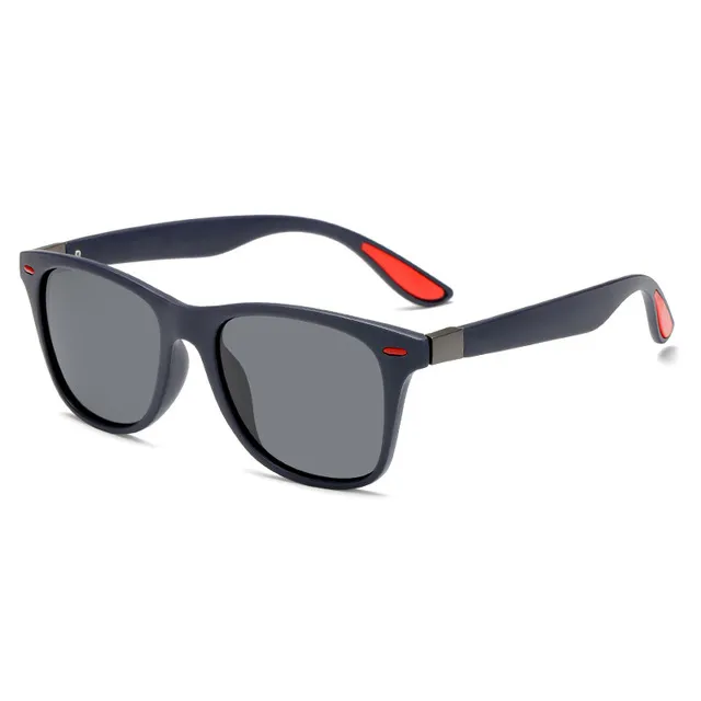 Men's classic casual sunglasses polarized sunglasses - Navy Blue