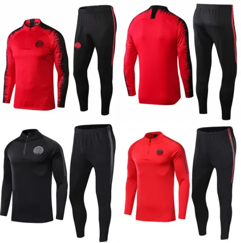 18-19 Paris Main Long-sleeved Football Uniforms Autumn and Winter