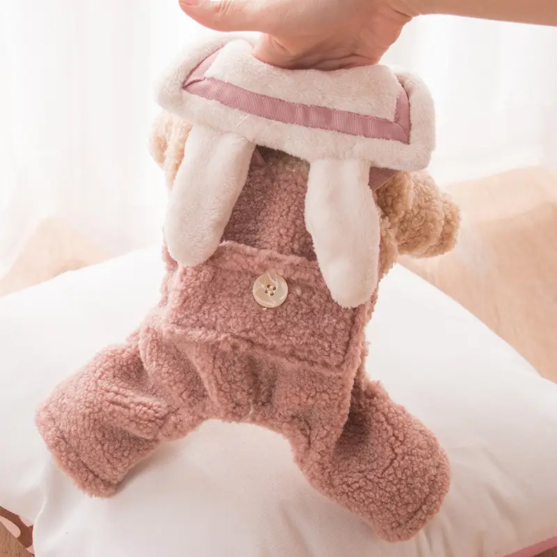 Autumn and winter thick dog four-legged clothes