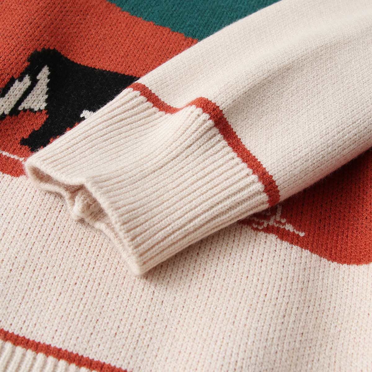 Lazy round neck raglan long sleeve all-match knitted women