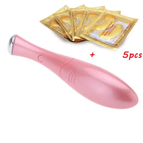 10pcs5packs Gold Crystal Collagen Eye Mask Eye Patches Eye Mask For Face Care Dark Circles Remove Gel Mask For The Eyes Ageless 5 Pcs And Pink - Shop at LoveMi