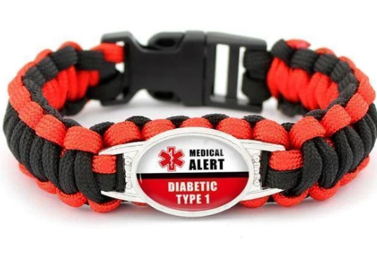 Diabetes Seven-core Umbrella Rope Camping Bracelet