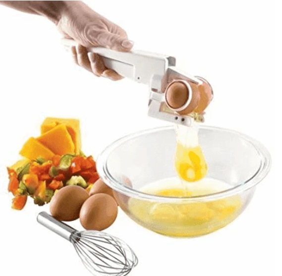 Egg Shell Cracker Handheld Plastic Egg Breaker Egg Opener Creative Egg Separator