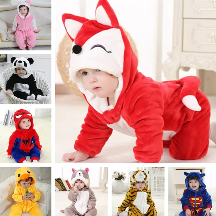 Baby Onesies Spring and Autumn Animal Styling Robes Boys