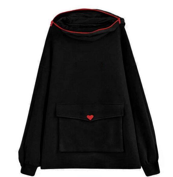 Plush long sleeve casual sweater