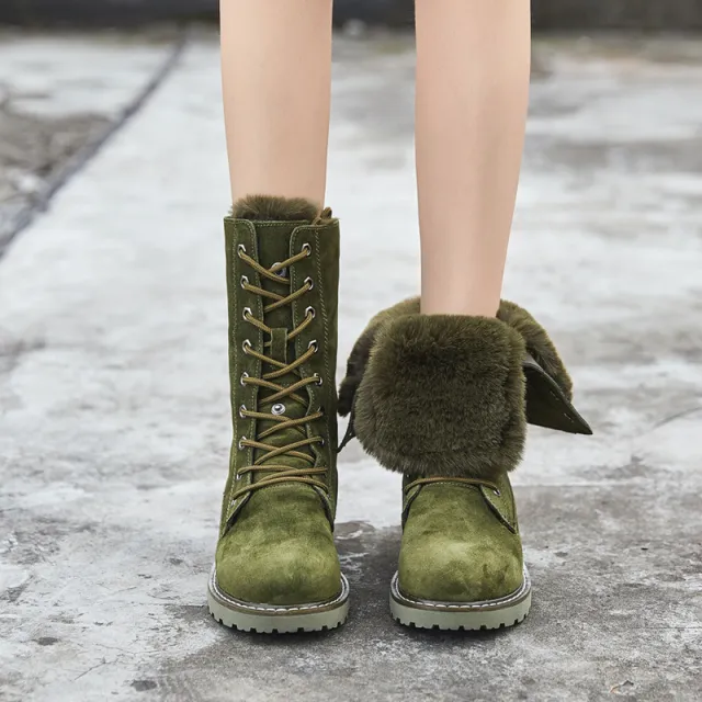 All match plus velvet warm boots Green - Shop at LoveMi