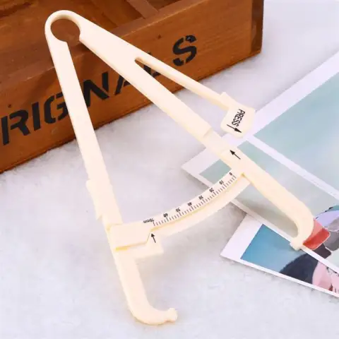 Fat Caliper Skin Fold Thickness Meter Body Fat Measuring
