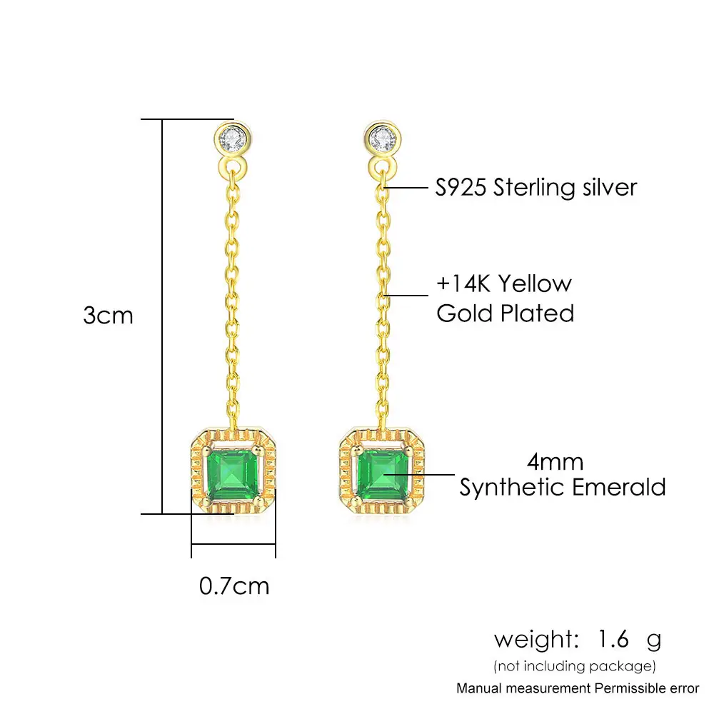 Grandmother emerald Earrings