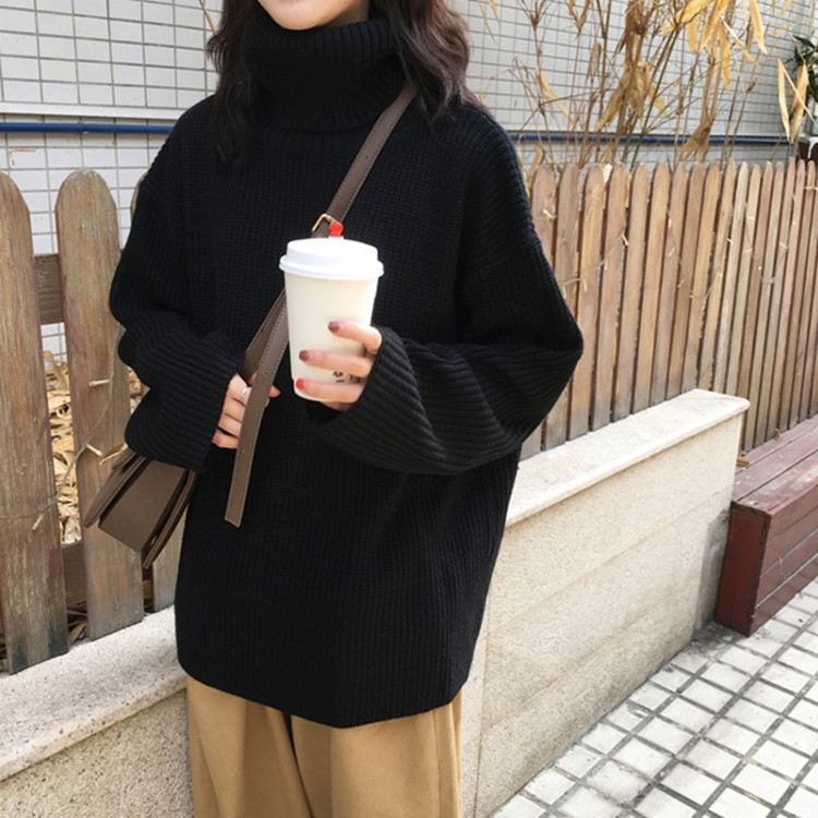 Women's turtleneck sweater