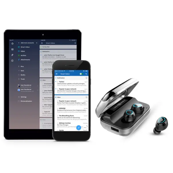 Wireless Bluetooth headset binaural