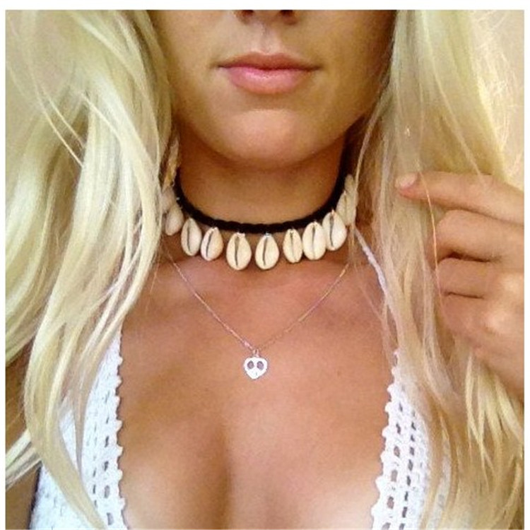 Natural shell necklace