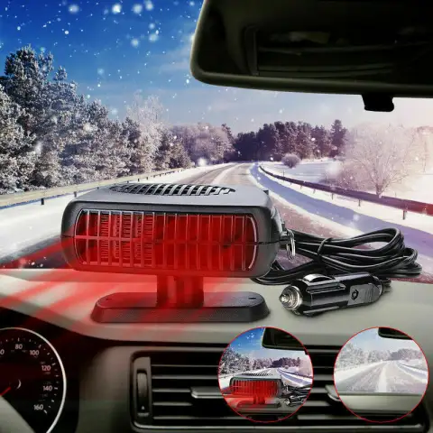 Portable Auto Car Heater Fan Air Cooler Windscreen Demister
