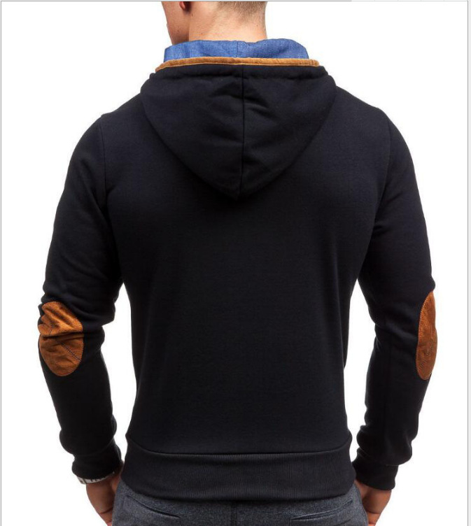 European and American men's long sleeve sweater