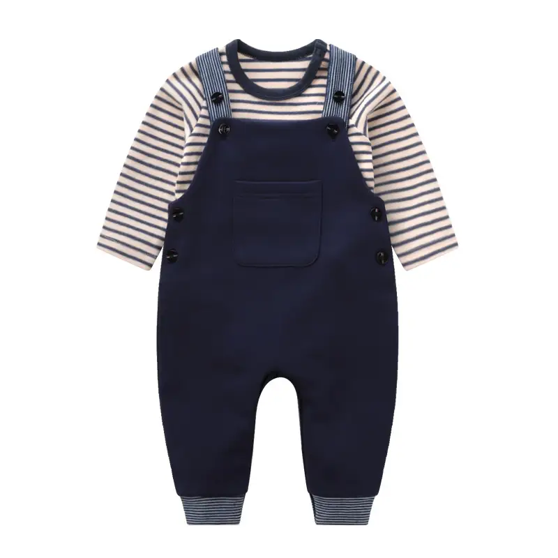 Long sleeves with straps and stripes
