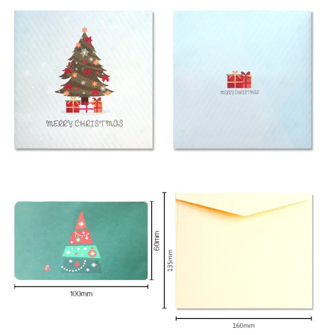Three-dimensional Christmas greeting card