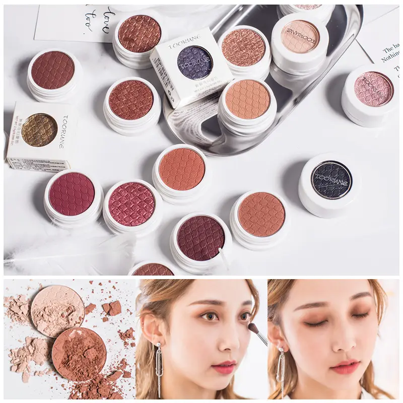 Single mashed potato eyeshadow brown line