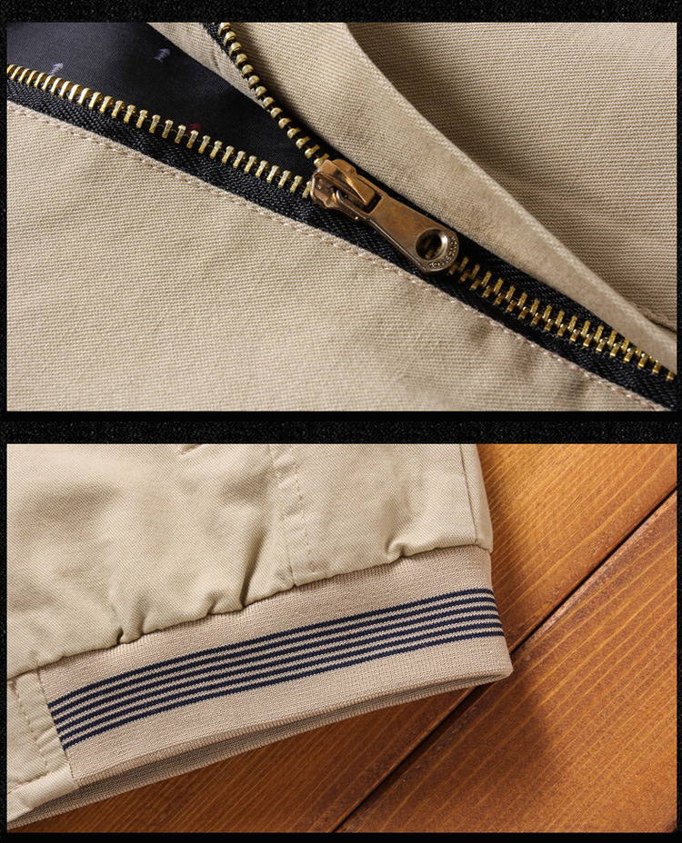 Men's casual plus size plus velvet padded stand collar jacket