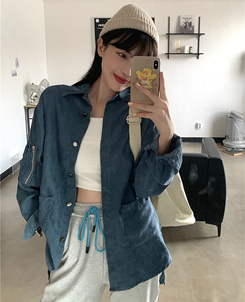 Long sleeve casual jacket