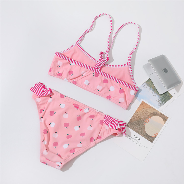 Fashionable simple cute girls split swimsuit suit — foto 7