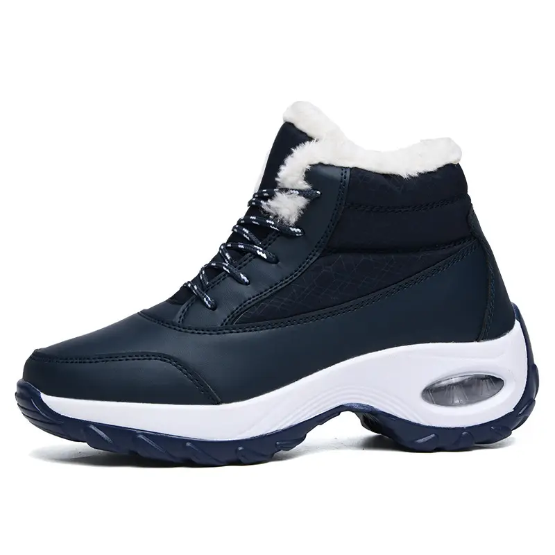 Winter plus velvet cotton shoes air cushion in tube women's shoes
