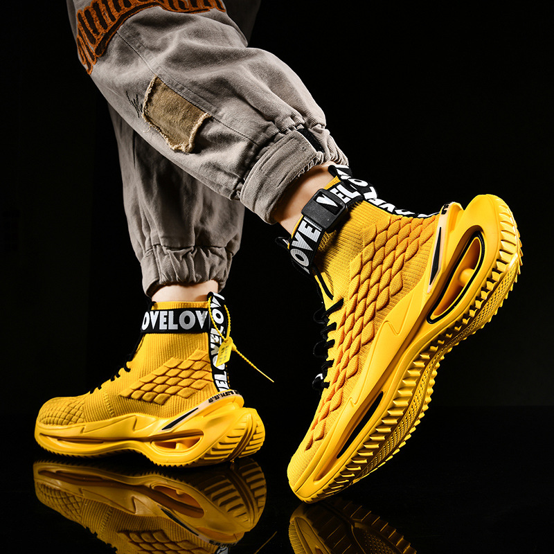New fashion heavy bottom high top casual shoes