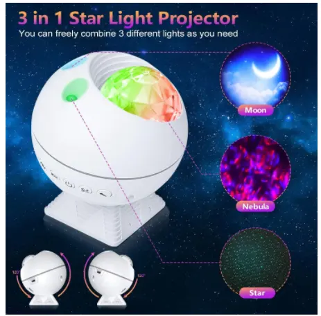 Voice Control Spherical LED Vehicle Watermark Starry