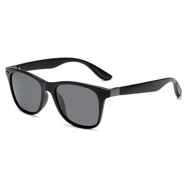 Men's classic casual sunglasses polarized sunglasses - Black