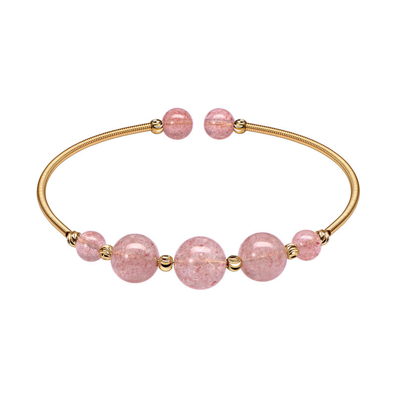 Natural crystal simple bracelet