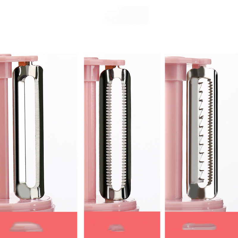 Multifunctional 3-in-1 paring knife with cover