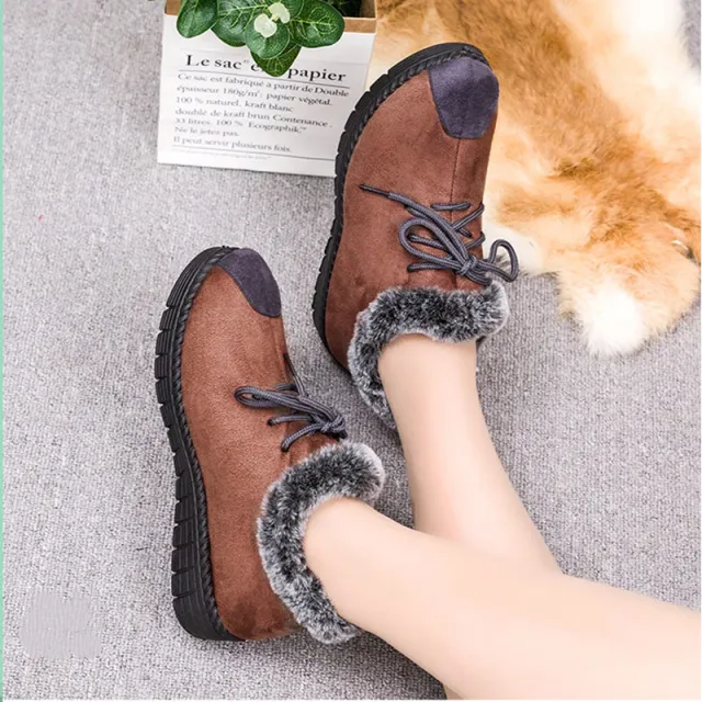 Velvet snow shoes Brown - Shop at LoveMi
