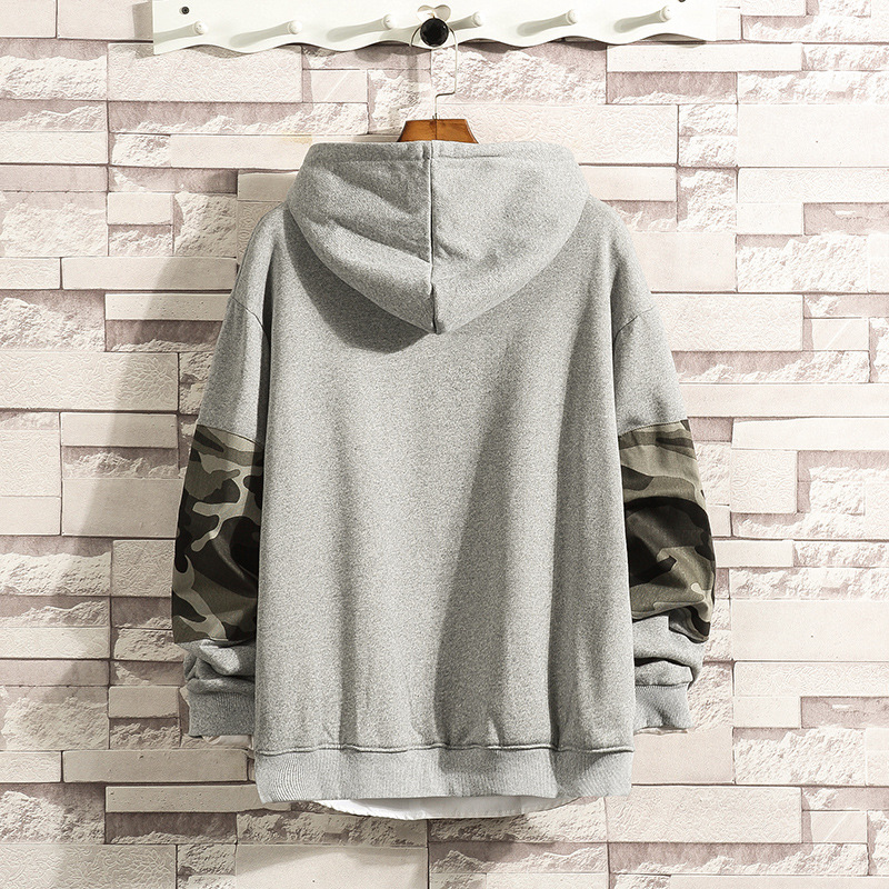 Men's camouflage hooded sweater casual jacket