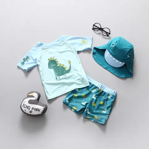 Kids Swimsuit Children Swimming Suit for Boys UPF50 Dinosaur