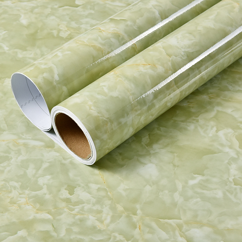 Обои с имитацией мрамора, водонепроницаемые и термостойкие, для ремонта кухонной мебели