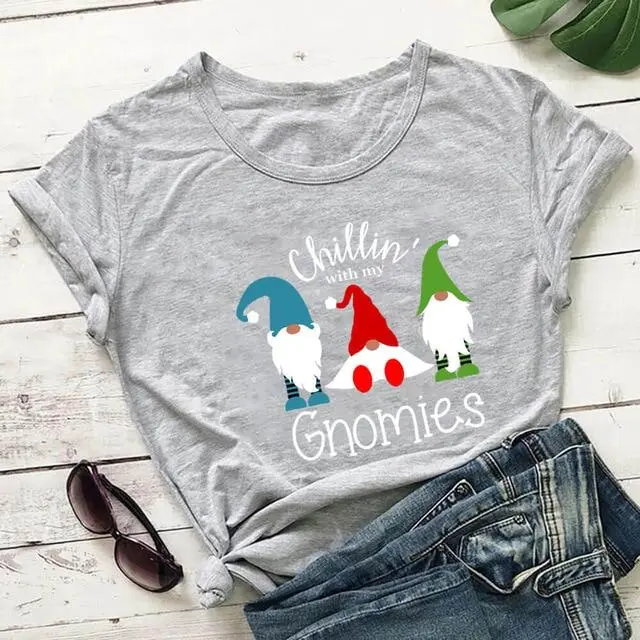 Round neck cotton short sleeves Grey - Shop at LoveMi