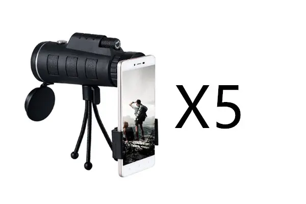 Compatible with Apple, Monocular Telescope Zoom Scope