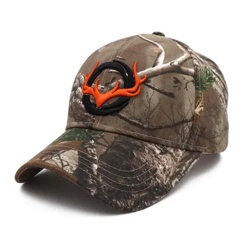 Little Elk Hunting Baseball Cap Animal Embroidery Camouflage Cap