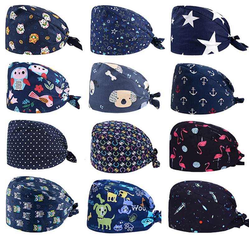 Printed operating room hat