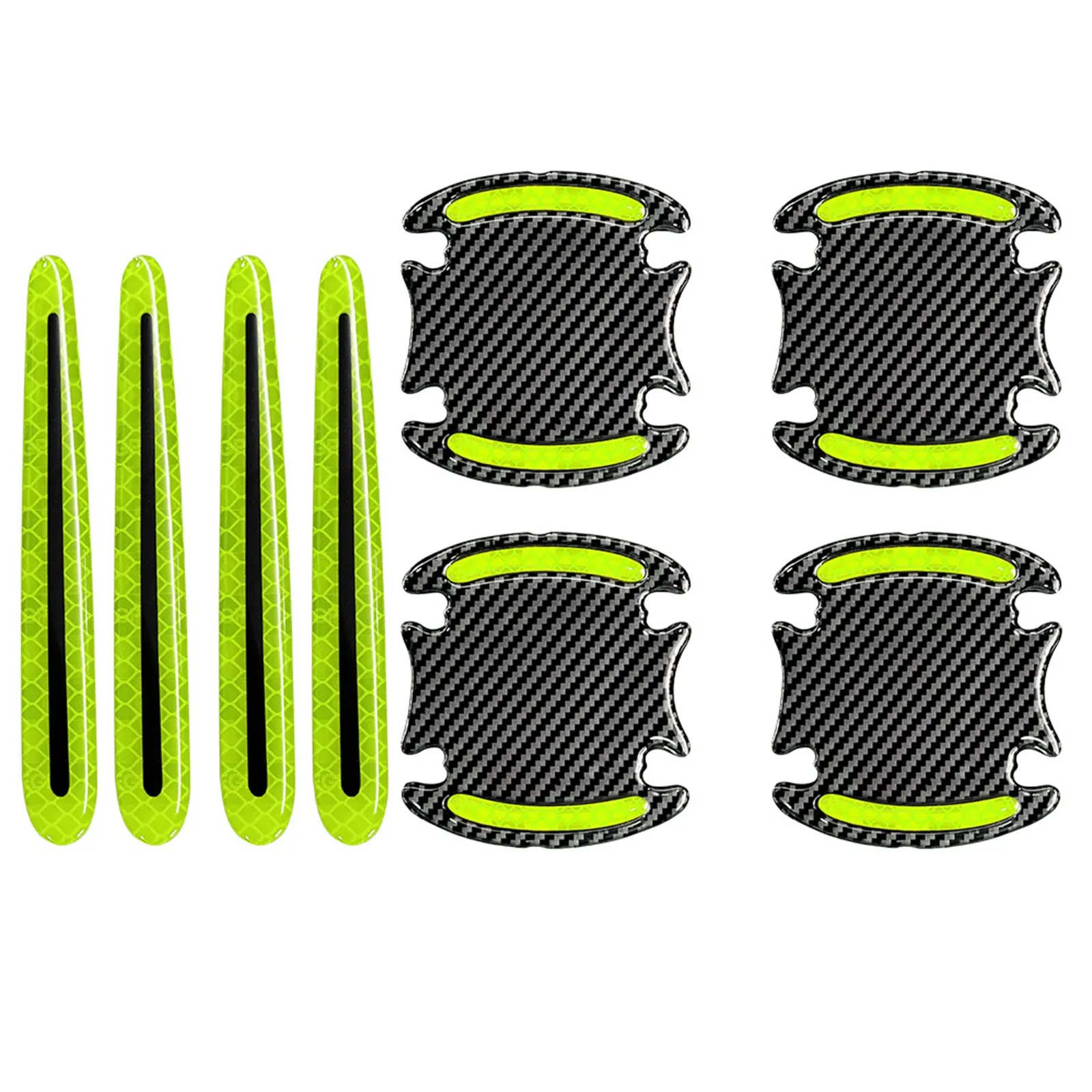 Reflective sticker universal for car door bowl