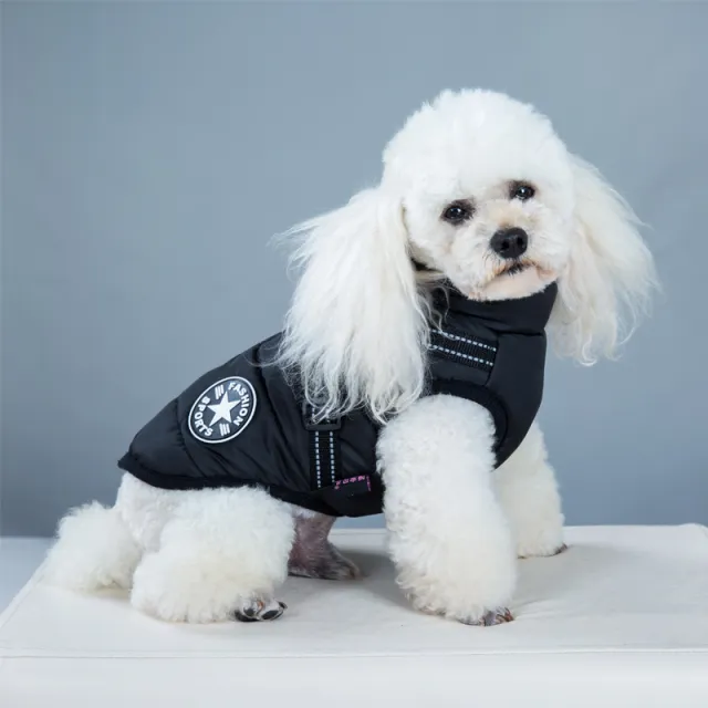 Pet Dog Clothes For Small Dogs Winter Warm Dog Hooded Coat Jackets Chihuahua Pug Outfits Puppy Cat Clothing Black - Shop at LoveMi