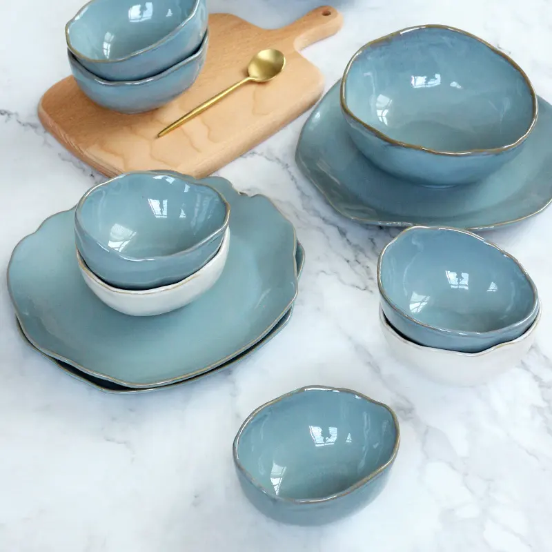 Nordic Creative Irregular Ceramic Tableware