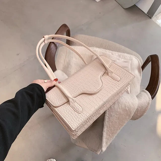 Autumn and winter all match fashion shoulder bag Beige - Shop at LoveMi