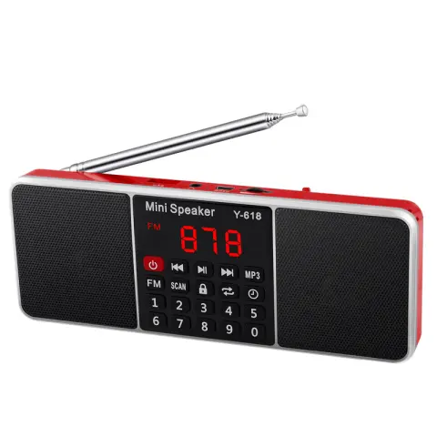 Dual Speakers Card Mini Bluetooth Speaker