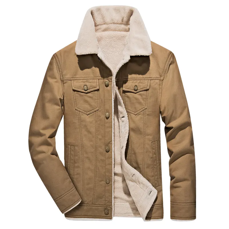 Winter Plus Velvet Thick Denim Jacket