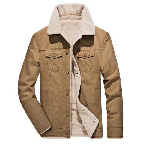 Winter Plus Velvet Thick Denim Jacket